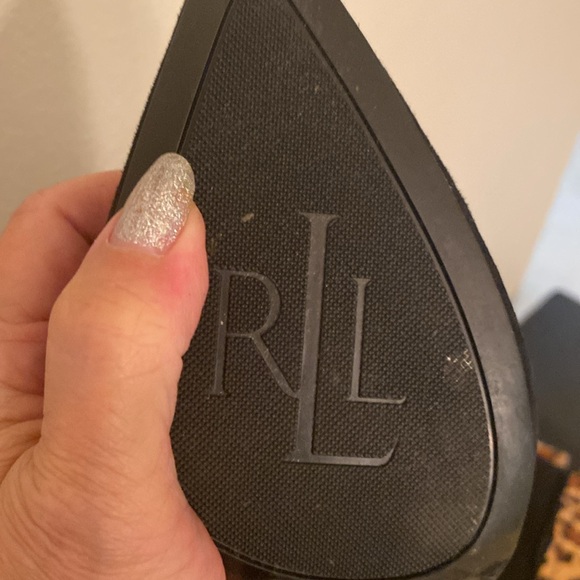 Lauren by Ralph Lauren Leopard leather Knee high boots - Picture 7 of 7